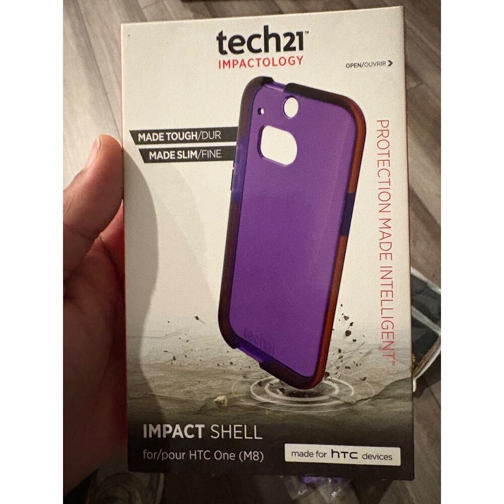 HTC ONE M8 TECH21 T21-3949 IMPACT SHELL CASE COVER